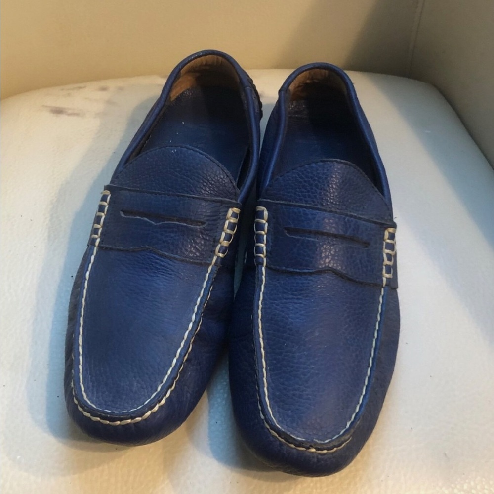 Polo by Ralph Lauren Blue Loafers Classic Slip-On Style